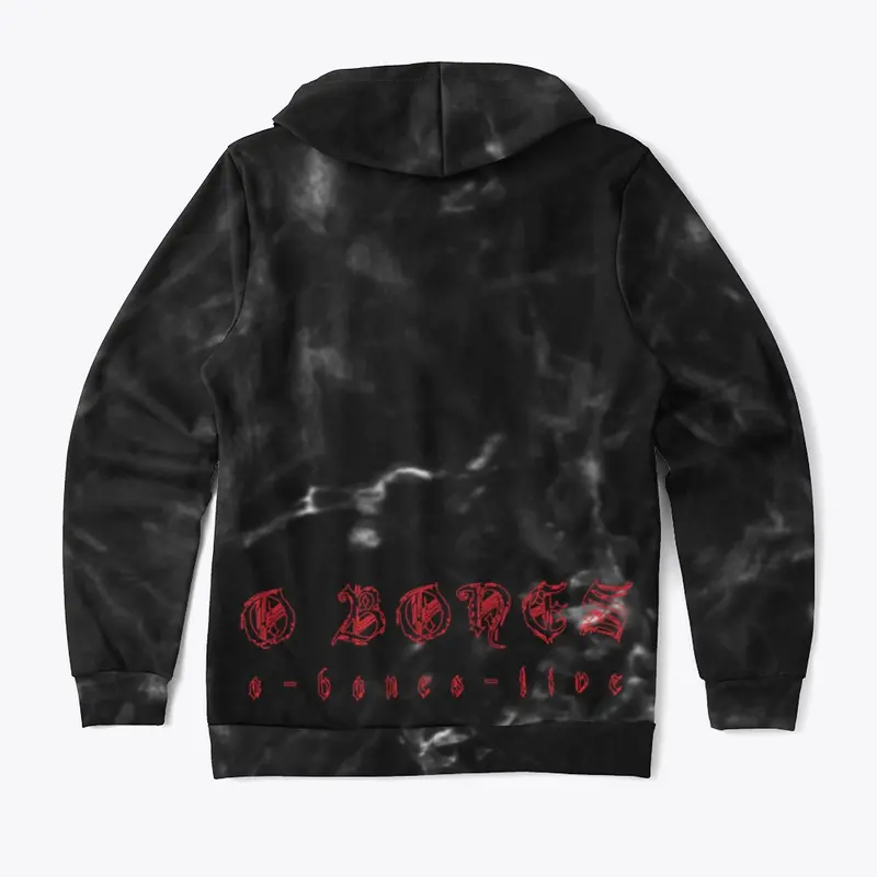 FALL O bones Live All Over Hoodie